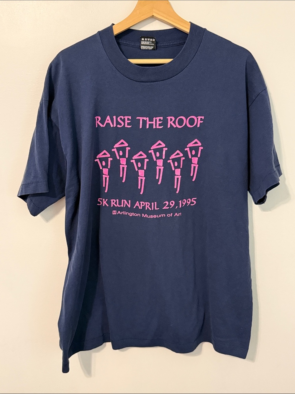 Vintage 1995 Raise The Roof 5k Tshirt